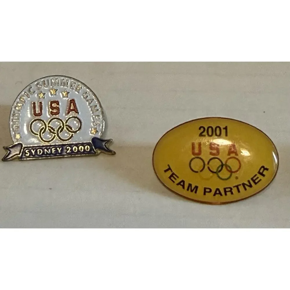 Vintage 2000-08 Olympic Pins & Key Chain Team USA - Lot of 8 FREE SHIPPING